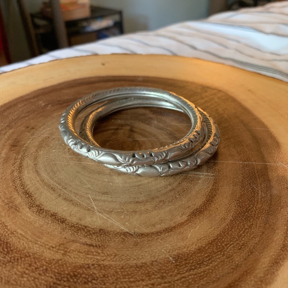 Sterling silver bracelets (2)